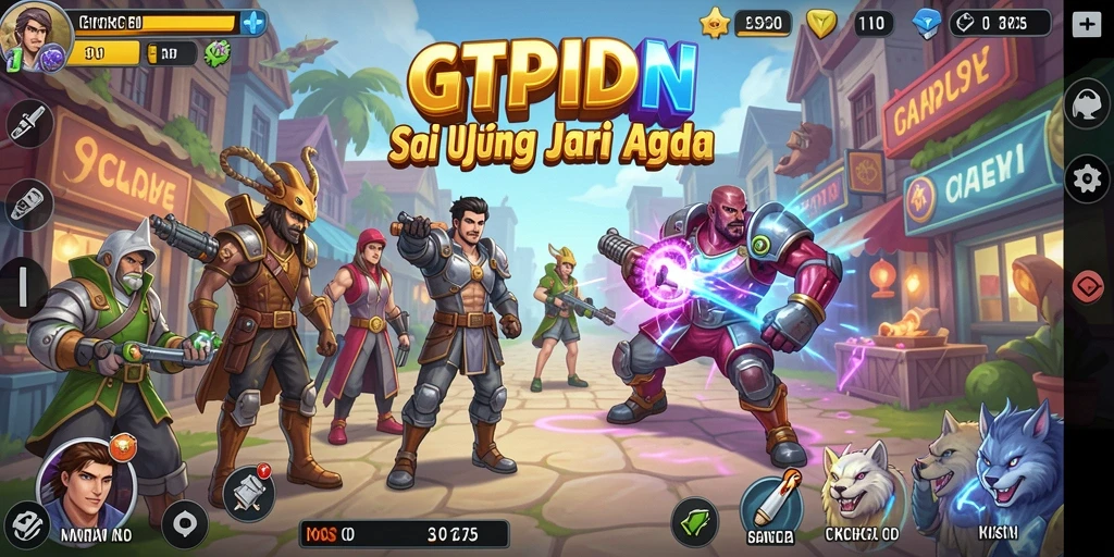 Menampilkan gameplay seru dan karakter unik dalam GTPIDN.