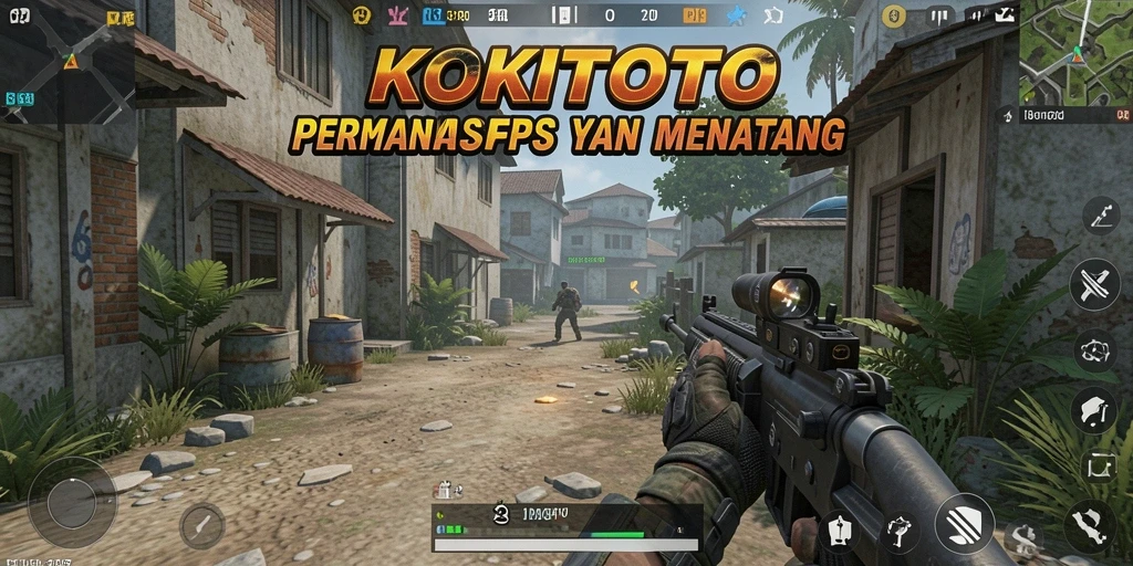 Tangkapan layar gameplay KOKITOTO menampilkan aksi pertempuran yang mendebarkan.