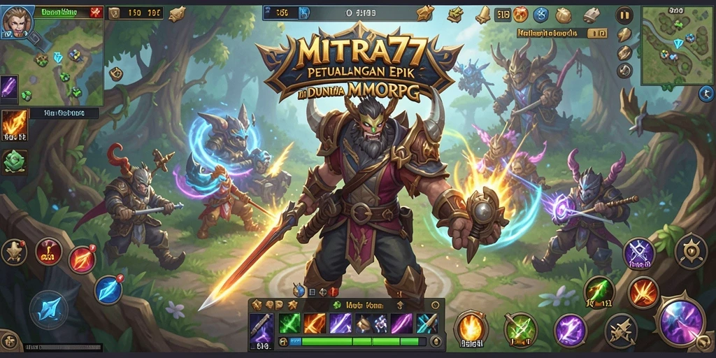 Gameplay seru yang menggambarkan aksi dalam MITRA77.