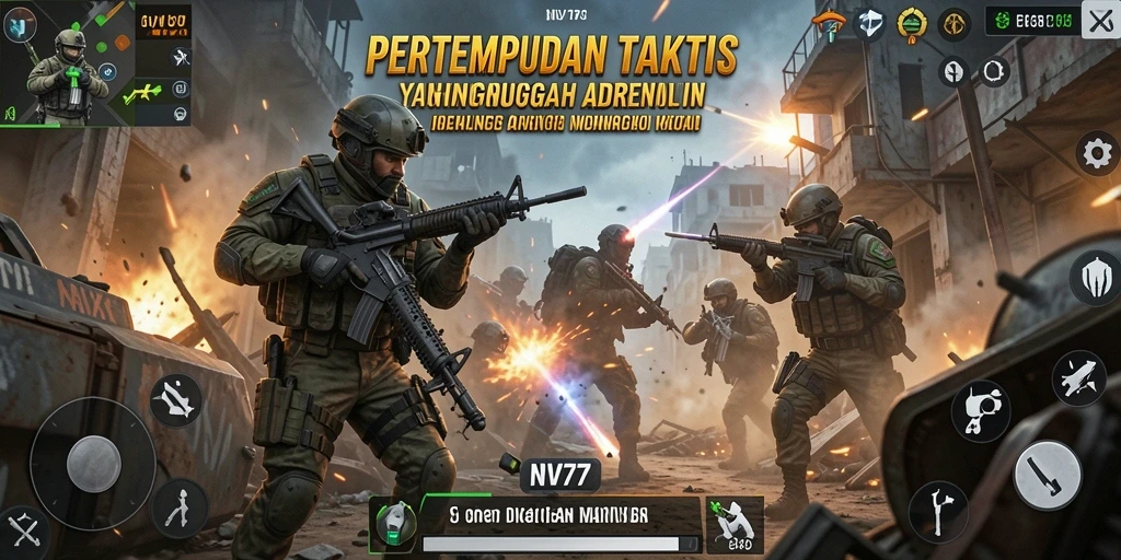 Tampilan gameplay NV77 yang memikat dan penuh aksi.
