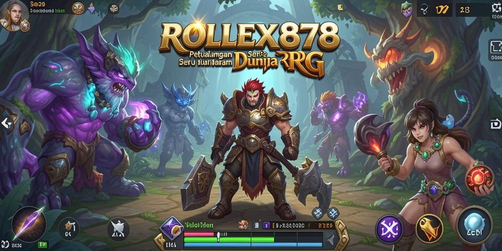 Tampilan gameplay menawan dari <strong>ROLEX878</strong> dengan petualangan RPG yang mendebarkan.