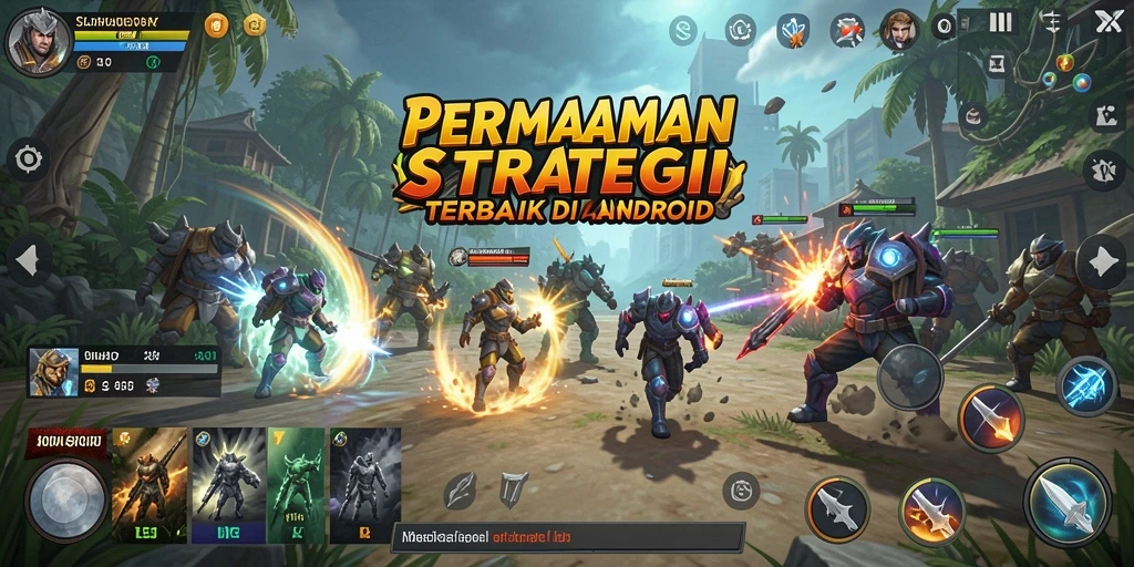 Screenshot gameplay SD107 menampilkan aksi strategi yang seru.