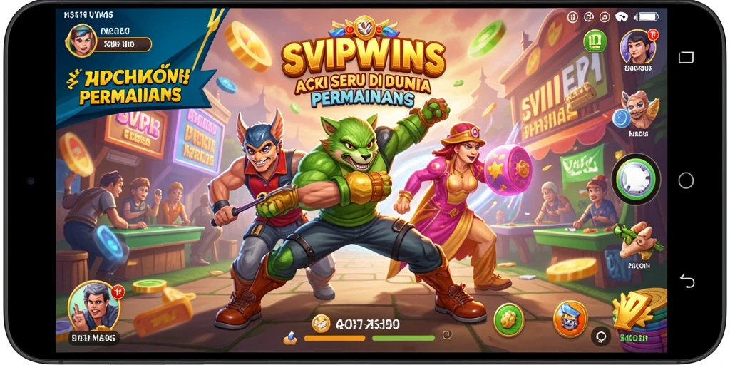 Tampilan gameplay SVIPWINS yang penuh aksi dan menegangkan.